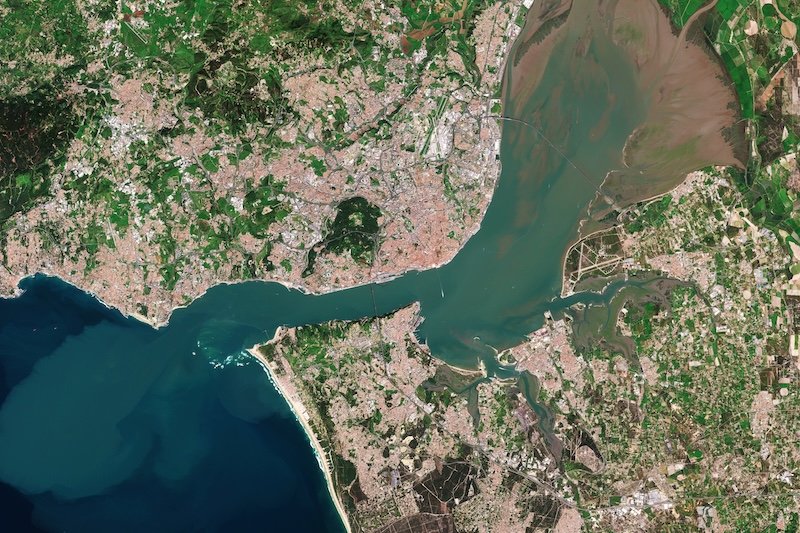 Lisbon, one of the study target areas for the clim4health project.CREDIT contains modified Copernicus Sentinel data (2020), processed by ESA LICENCE CC BY-SA 3.0 IGO