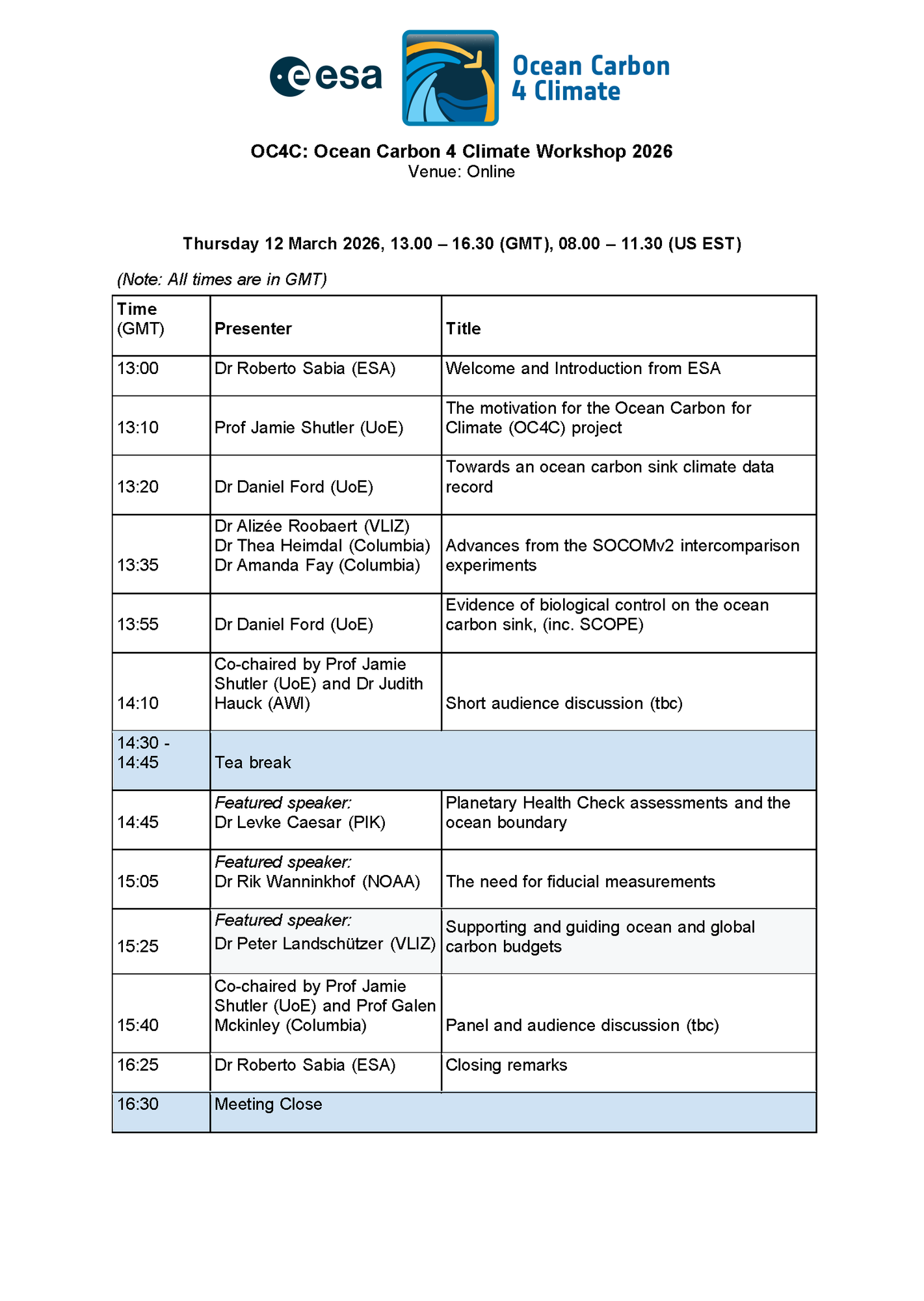 agenda