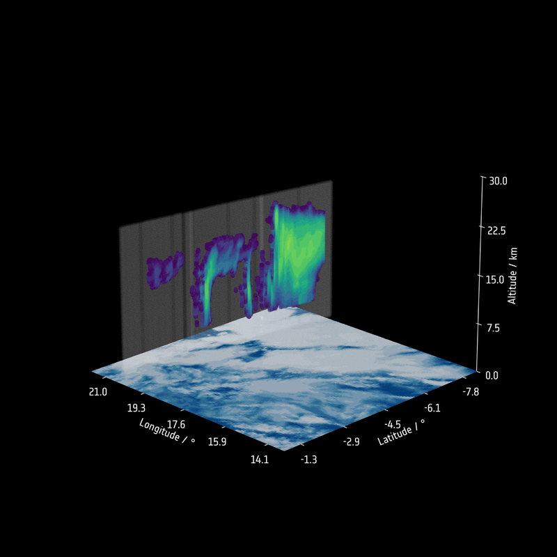 Generating 3D cloud maps